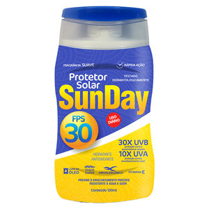 Protetor Solar FPS 30 Sunday 120ml Nutriex
