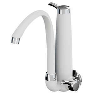 Torneira de Parede com Filtro e Bica M&oacute;vel Branca/Cromo 1/2&rdquo; Tigre