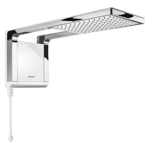 Chuveiro Lorenzetti Acqua Storm Ultra Eletr&ocirc;nico Branco/Cromado