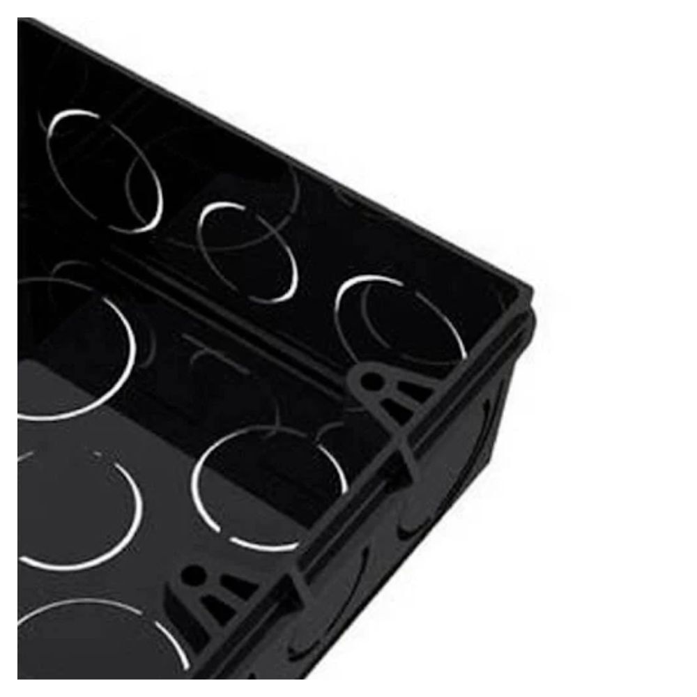 Caixa de Luz Tigreflex 4"x4" Preta Tigre