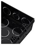 Caixa de Luz Tigreflex 4"x4" Preta Tigre