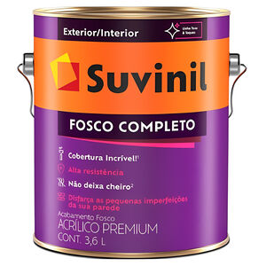 Tinta Acr&iacute;lica Fosco Completo Premium 3,6L Suvinil