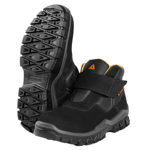 Botina de Seguran&ccedil;a Maca&eacute; Antiderrapante Bico Composite com Velcro Deltaplus