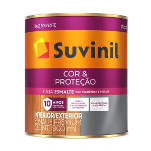 Esmalte Sint&eacute;tico Acetinado Cor & Prote&ccedil;&atilde;o 900mL Suvinil