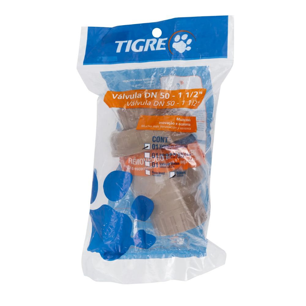V&aacute;lvula de Reten&ccedil;&atilde;o Sold&aacute;vel  1.1/2" 50mm 27957188 Tigre