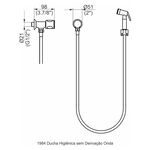 Ducha Higi&ecirc;nica sem Deriva&ccedil;&atilde;o Onda Perflex