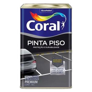 Tinta Acr&iacute;lica Fosco Pinta Piso 18L Coral
