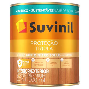 Verniz Brilho Base &Aacute;gua 900mL Natural Suvinil