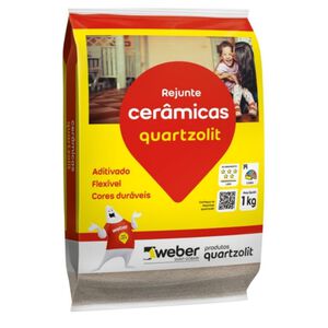 Rejunte Cer&acirc;micas 1Kg Quartzolit