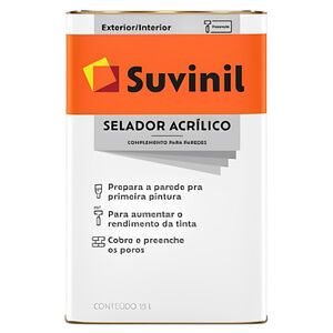 Selador Acr&iacute;lico Branco 18L Suvinil