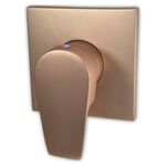 Misturador Monocomando para Chuveiro Led Rose Fosco Perflex