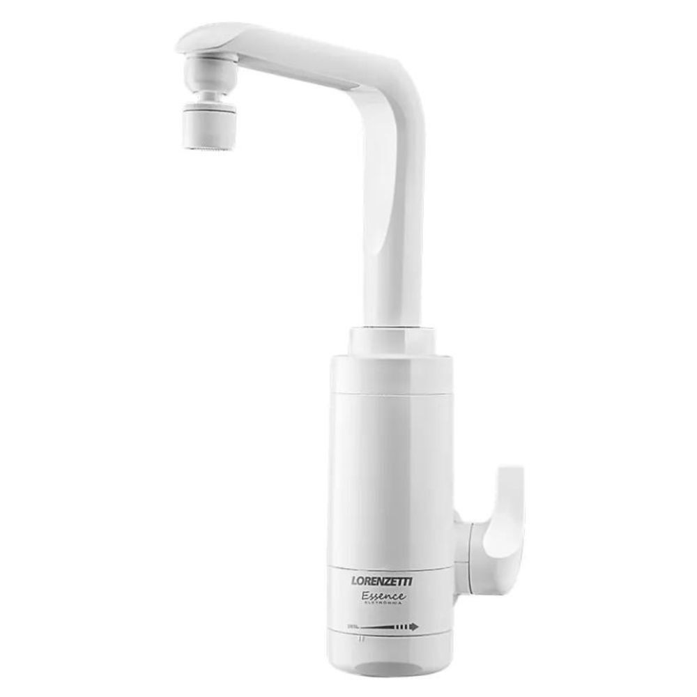 Torneira El&eacute;trica Parede Branca Essence 110V 4600W Lorezentti