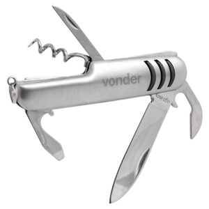 Canivete Multiuso em A&ccedil;o Inox Vonder