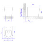 Vaso Sanit&aacute;rio Convencional LK Cinza Fosco Deca