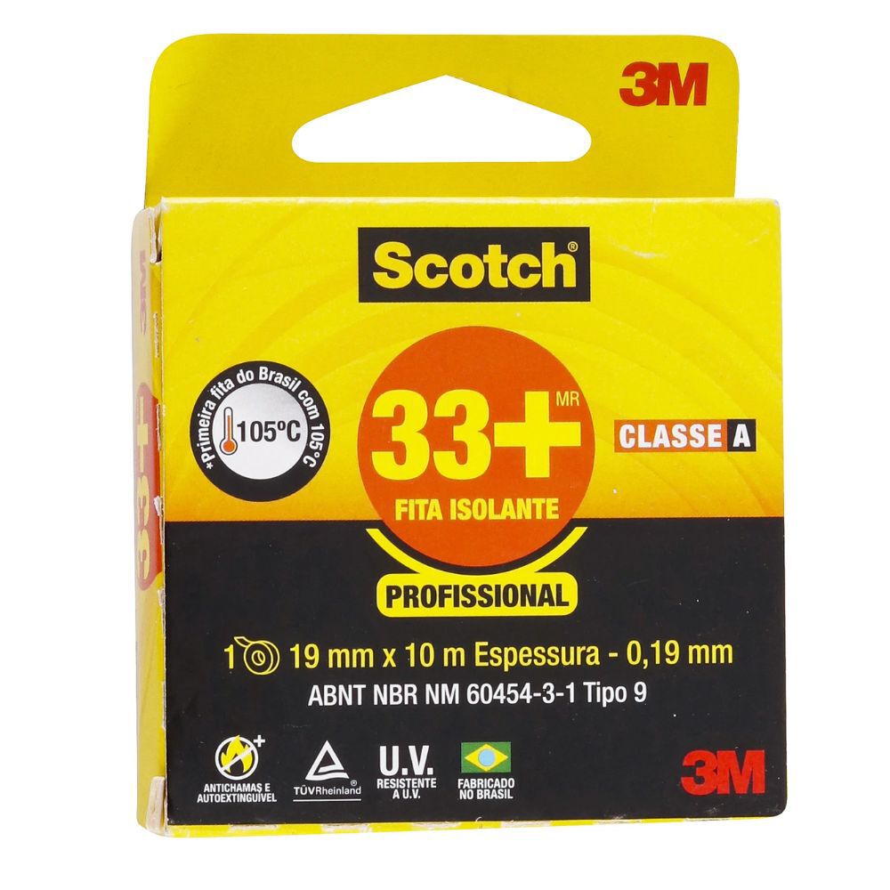 Fita Isolante Scotch 33+19mmx10m 3M