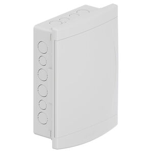 Quadro de Distribui&ccedil;&atilde;o de Embutir 12/16 Disjuntores Branco Tigre