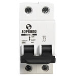 Mini Disjuntor Bipolar Curva C SHB2 GII Soprano