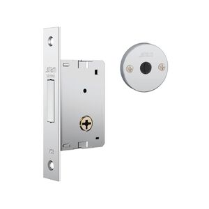 Fechadura Stam Tetra 1001 Acabamento Cromado - Espelho de A&ccedil;o Inox 10810