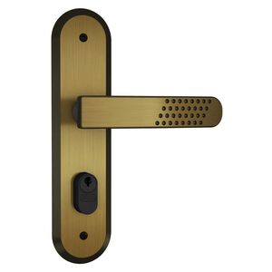 Fechadura Stam 1801/21 Externa Acabamento Oxidado E-Coat - Espelho 35086