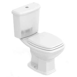 Kit Vaso Sanit&aacute;rio com Caixa Acoplada Fit Plus Branco Celite