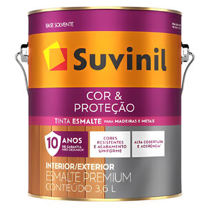 Esmalte Sint&eacute;tico Acetinado Cor & Prote&ccedil;&atilde;o 3,6L Suvinil