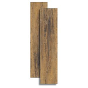 Piso Cer&acirc;mico Amadeirado Acetinado Borda Retificada 25x110cm Relique Via&Aacute;pia (Caixa com 1,92m&sup2;)