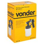 Pistola para Pintura com Caneca Pl&aacute;stica PPV90 Vonder