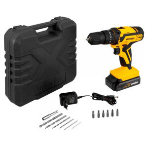 Furadeira Parafusadeira de Impacto PFV012I a Bateria 12V Bivolt com Maleta e Acess&oacute;rios Vonder