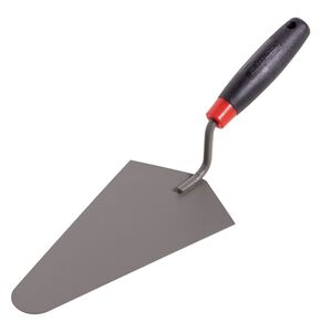 Colher para Pedreiro Reta com Cabo Pl&aacute;stico Cortag