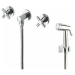 Misturador para Ducha Higi&ecirc;nica com Base Slim Cross Perflex