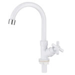 Torneira de Mesa para Lavat&oacute;rio C31 ABS Branco Hidrofama