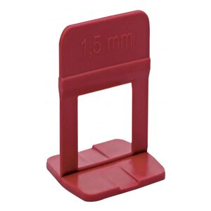 Espa&ccedil;ador Nivelador Slim 1,5mm Vermelho 100UN Cortag