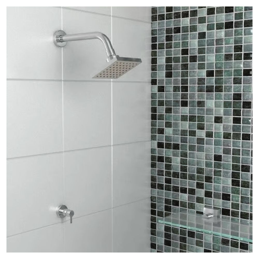 Chuveiro de Parede Viscaya Quadrado 1990 Cromado Tigre