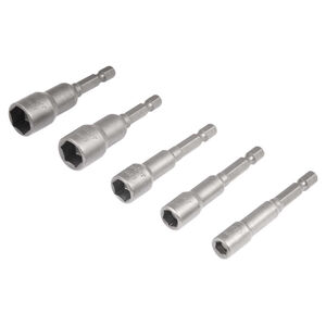 Jogo de Soquetes Magn&eacute;ticos em Mil&iacute;metro com 5 Pe&ccedil;as Vonder