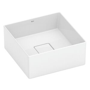 Cuba de Apoio para Lavat&oacute;rio T3 Terra 30x30cm Branco Roca