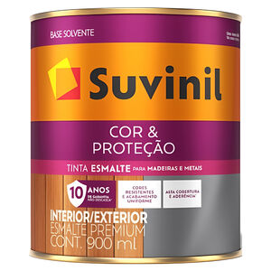 Esmalte Sint&eacute;tico Fosco Premium Cor & Prote&ccedil;&atilde;o 900ml Suvinil