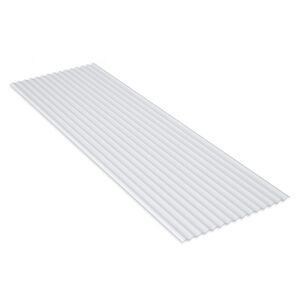 Telha PVC Ondulada Leitosa 244x110cm Afort
