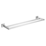 Porta Toalha com Barra Dupla Quadratta Cromado Deca
