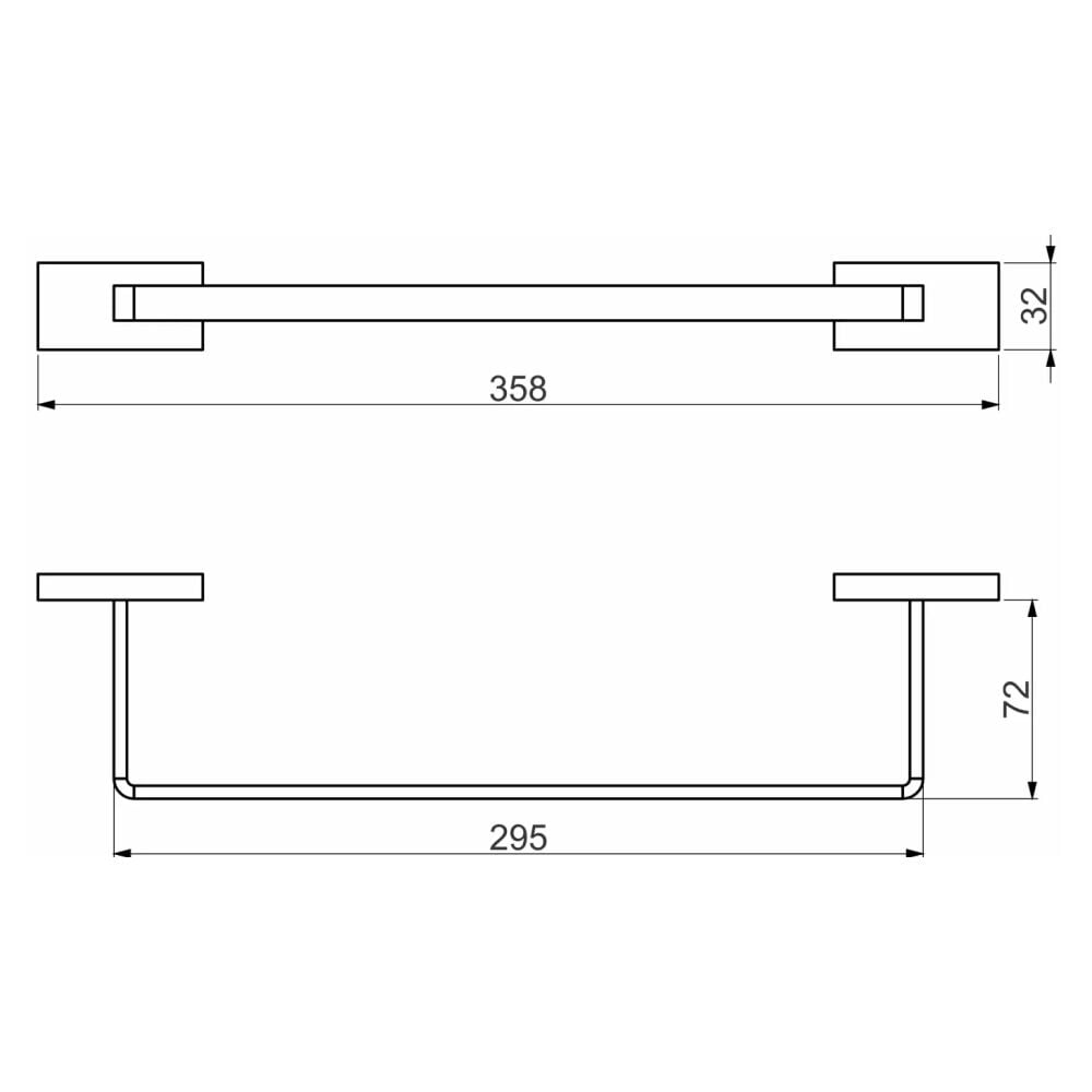 Porta Toalha de Rosto Color Dom Rose Fosco Perflex