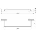 Porta Toalha de Rosto Color Dom Rose Fosco Perflex