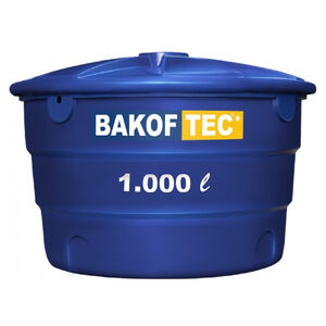 Caixa d'&aacute;gua 1.000L de Polietileno Azul Bakof Tec