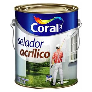 Selador Acr&iacute;lico Branco 3,6L Coral