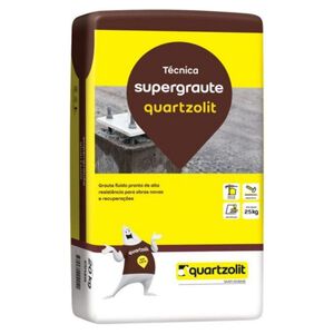 Argamassa Supergraute 25kg Cinza Quartzolit