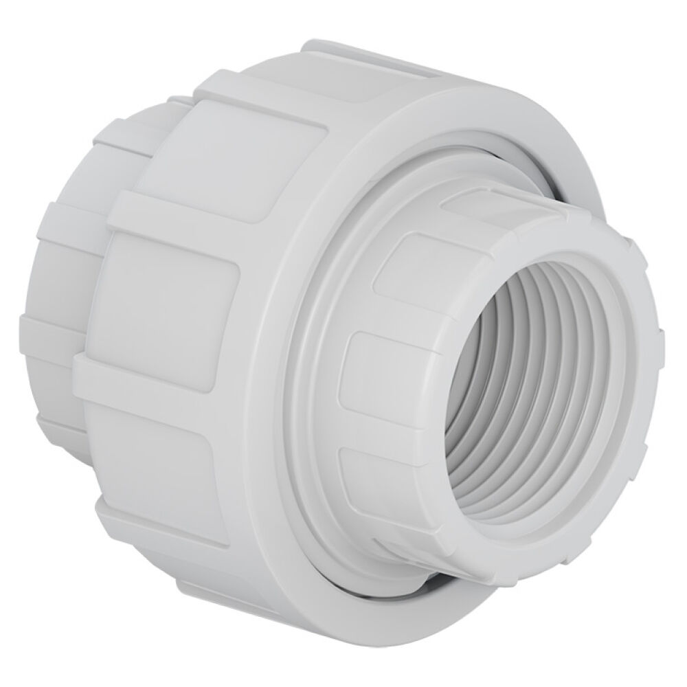 Uni&atilde;o Rosc&aacute;vel PVC Branco Tigre