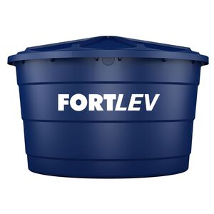 Caixa d'&aacute;gua 3.000L de Polietileno Azul Fortlev