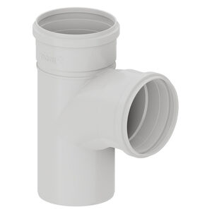 T&ecirc; para Esgoto PVC Branco Tigre