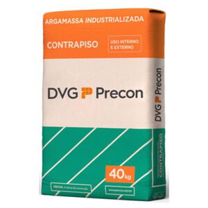 Argamassa Uso Interno e Externo Contrapiso 40kg Cinza DVG Precon