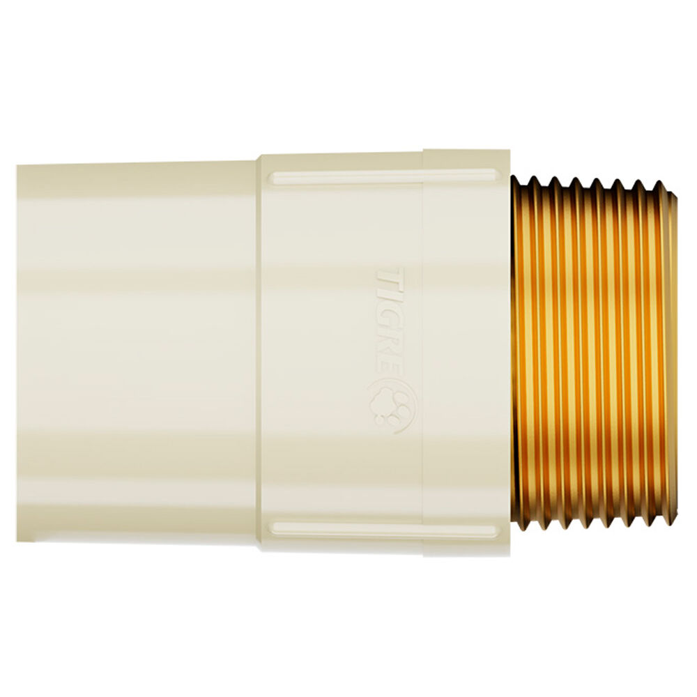 Conector Aquatherm 1''x28mm Bege Tigre
