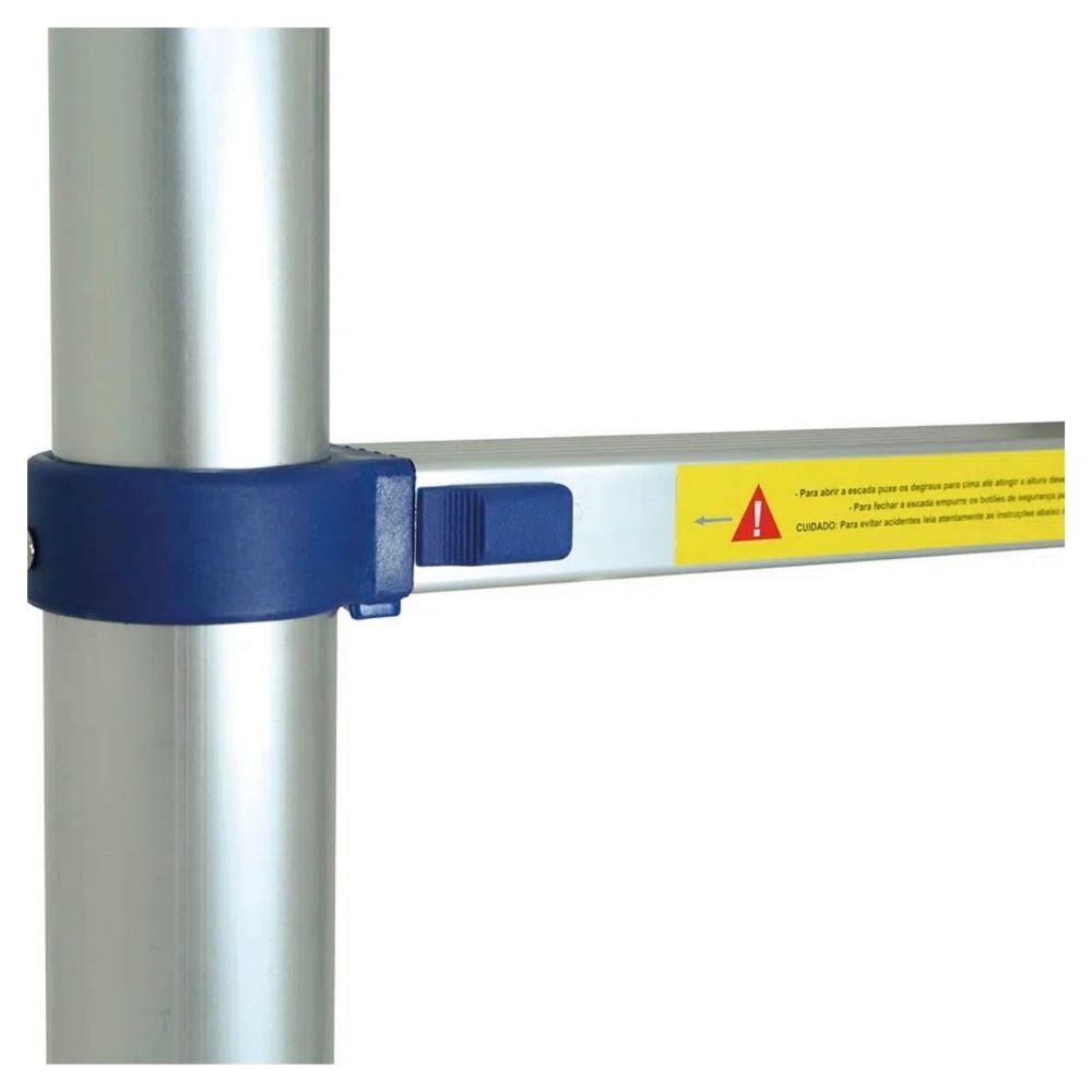 Escada Telesc&oacute;pica Alum&iacute;nio 10 Degraus MOR