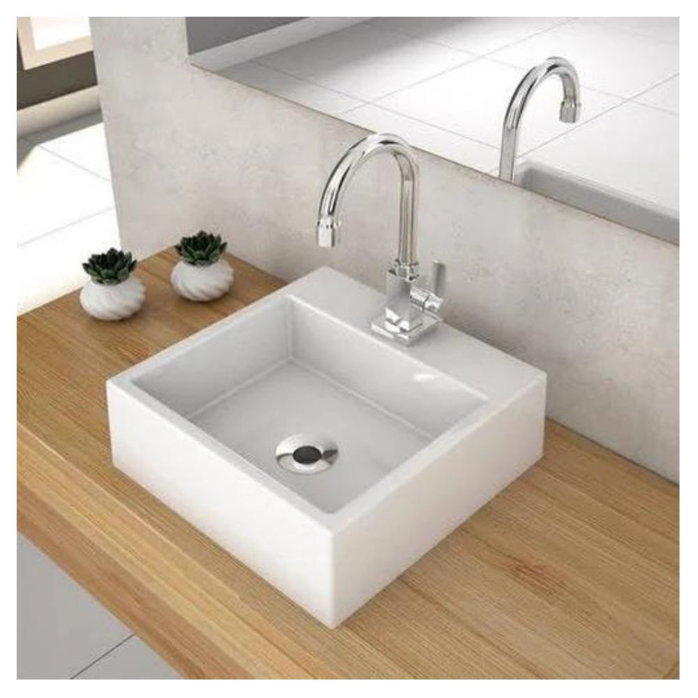 Cuba de Apoio Retangular SA-01 Branca Lorenzetti